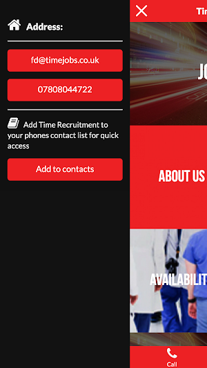 Time Recruitment Screenshot 1