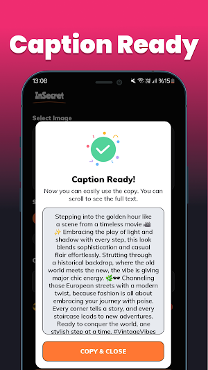 InSecret - Ultimate Captions Screenshot 1