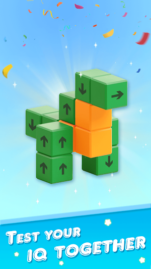 Tap Block:3D Cube Away Puzzle Screenshot 1