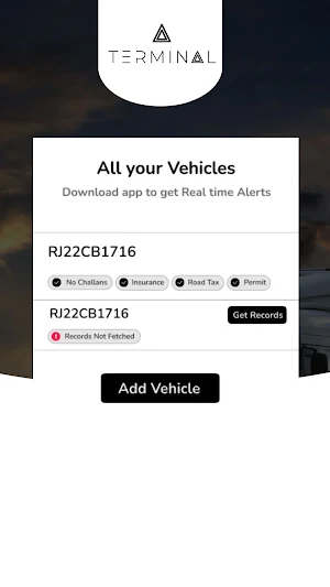 Terminal Driver & Truck Record Screenshot 1