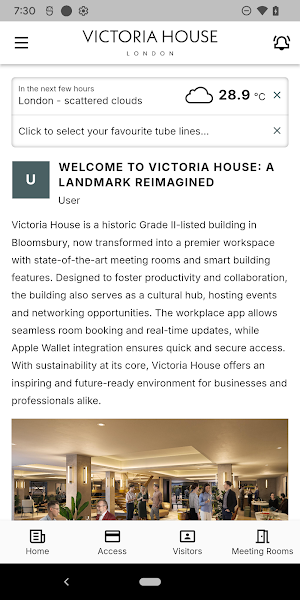 Victoria House Workplace Screenshot 1