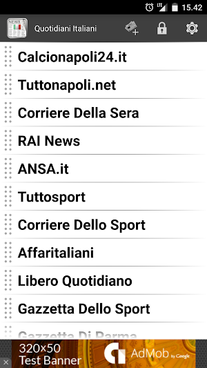 Quotidiani Italiani Screenshot 0