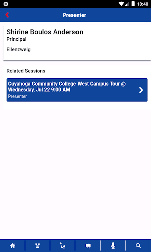 SCUP Events Screenshot 3