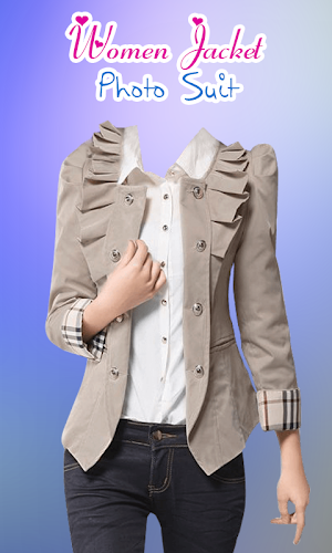 Women Jacket Photo Suit Screenshot 1