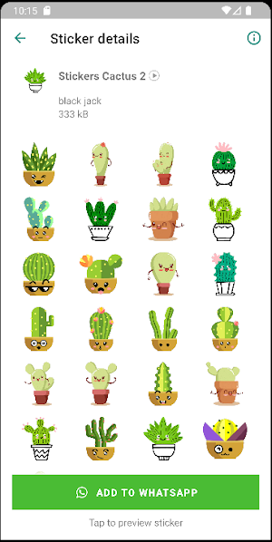 Stickers de Cactus Screenshot 2