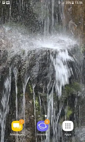 Water On Rock LWP Screenshot 2