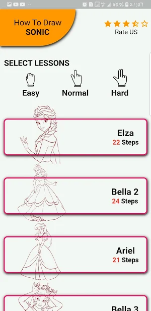 How to draw Princess Screenshot 0