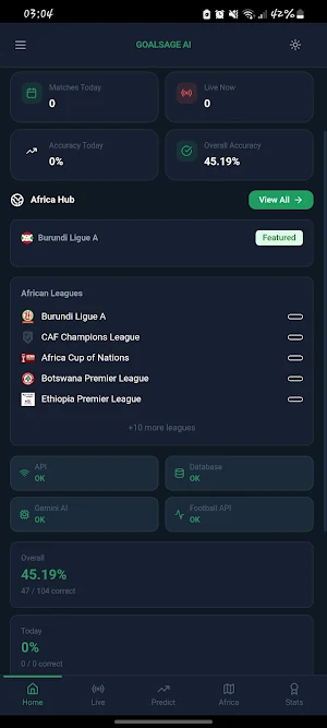 GoalSage AI: Football Analysis Screenshot 1