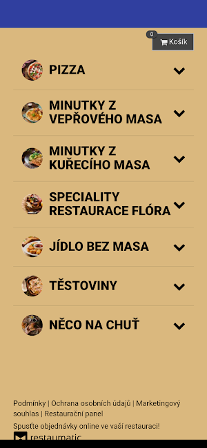 Restaurace Flora Odry Screenshot 0