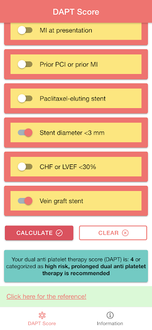 Dual Antiplatelet Therapy Screenshot 1