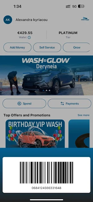 WASH & GLOW Screenshot 2