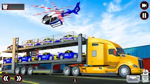 Police Car truck sim transport Screenshot 1