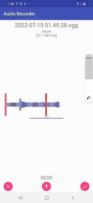 Audio Recording Screenshot 0