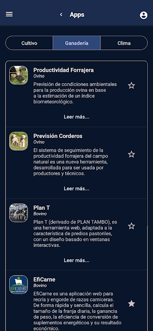 INIA móvil Screenshot 2