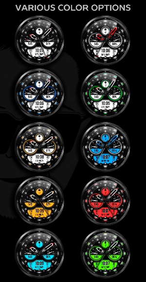 WFP 225 Brutal Mod2 Watch Face Screenshot 2