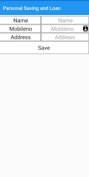 Personal Saving and  Loan Screenshot 0