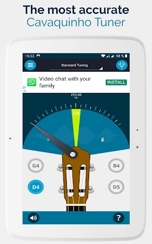 The Cavaquinho Tuner Screenshot 3