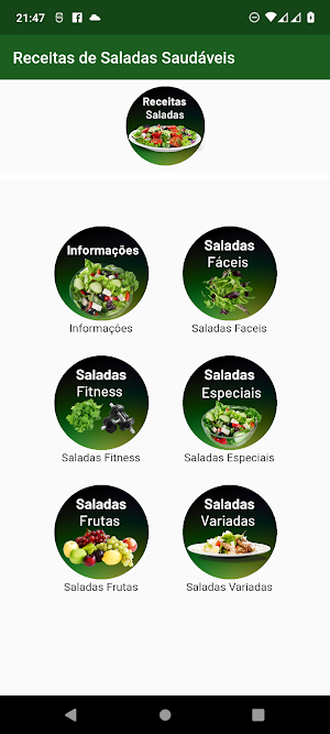 Receitas Saladas Screenshot 0
