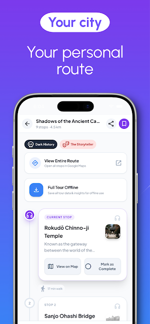 Audio Tour Guide · Narrativ AI Screenshot 1