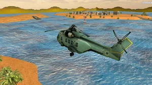 Desert City Helicopter Rescue Screenshot 3