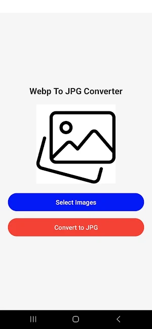 Webp To Jpg Converter Screenshot 1