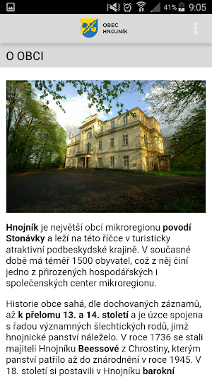 Obec Hnojník Screenshot 1