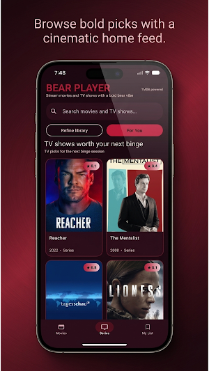 Bear Player: Movies & TV Screenshot 0