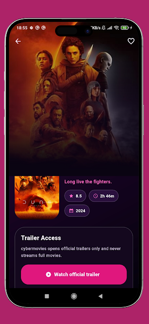 cybermovies : Movies &TV Shows Screenshot 2