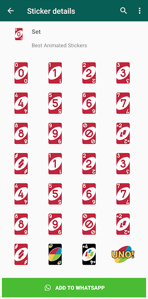WAStickerApps - UNO Stickers for WhatsApp Screenshot 1