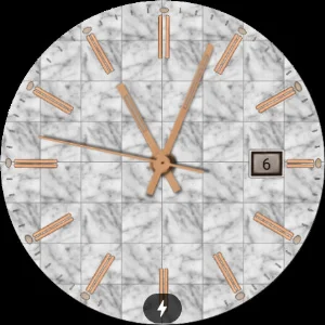 Marble Deluxe Clock WatchFace Screenshot 2