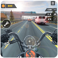 Real Bike Highway Traffic Raci
