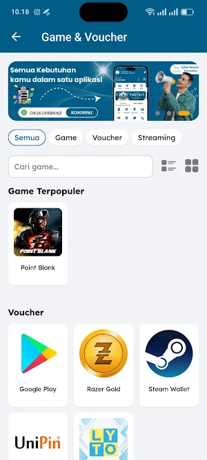 Konon Mobile Screenshot 2