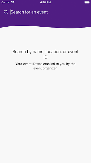 NAWL Events Screenshot 1