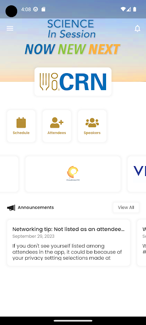 CRN Events Screenshot 1