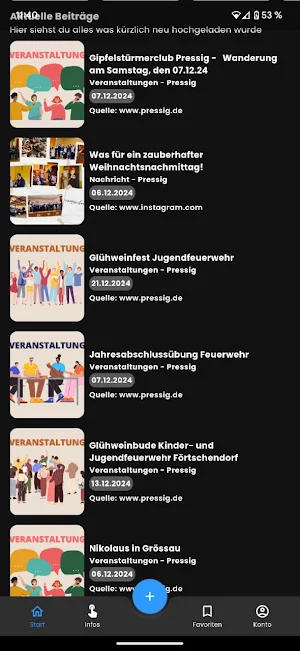 Pressig-App Screenshot 1