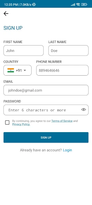 EziTrove Customer Screenshot 2
