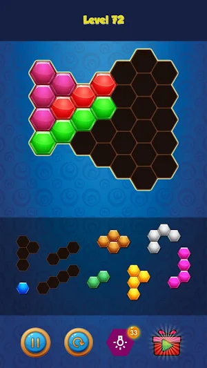 Hexagon puzzle Screenshot 0