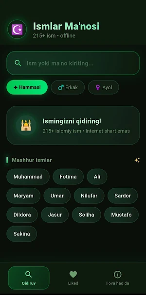 Ismlar Ma'nosi Screenshot 0