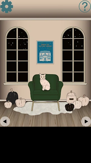 NIGHT AT CAT CAT HOUSE escape Screenshot 3