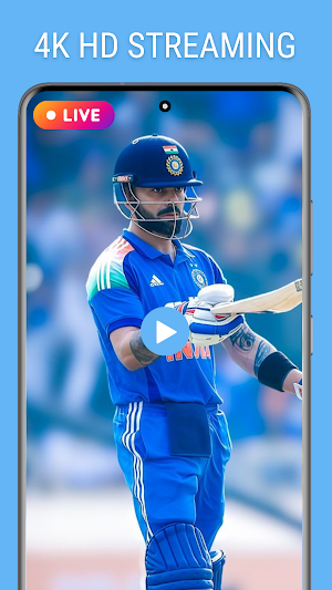 Live Cricket TV HD Streaming Screenshot 1