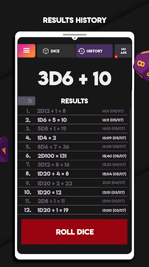 Rolld - Dice Roller Screenshot 3