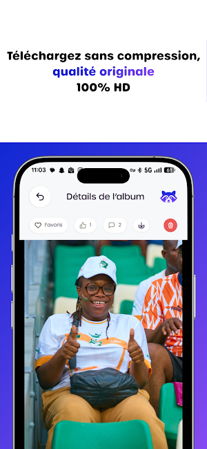 Yuni – Partage Photos en HD Screenshot 3
