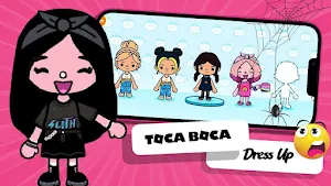 Toca Boca : Wednesday ASMR Screenshot 1