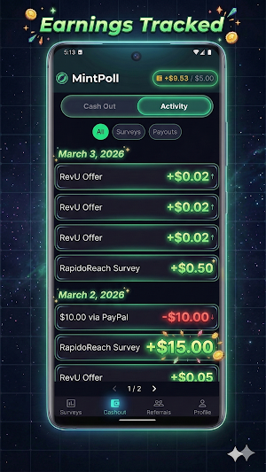 MintPoll: Games & Cash Rewards Screenshot 3