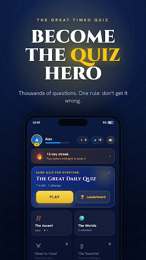 Trivia Hero: Quiz Games Screenshot 0