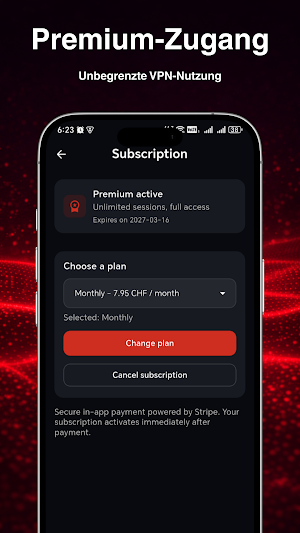 SWISS VPN – Grenzenlos online Screenshot 3