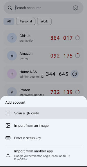 MFA Authenticator Screenshot 0