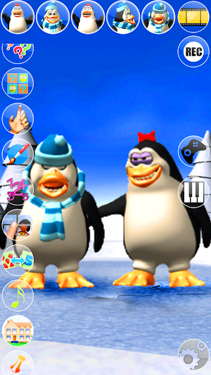 Talking Pengu & Penga Penguin - Virtual Pet Screenshot 1