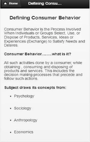 Introduction of Consumer Behavior Screenshot 1