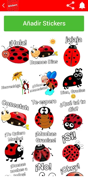 Stickers de ladybug Screenshot 3